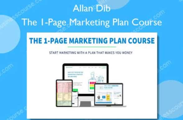 Allan Dib The 1-Page Marketing Plan Course