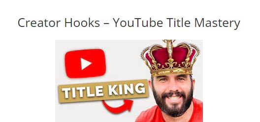 Creator Hooks YouTube Title Mastery